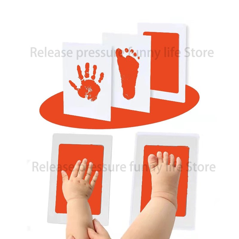 Newborn Baby DIY Hand And Footprint Kit Ink Pad - beunik