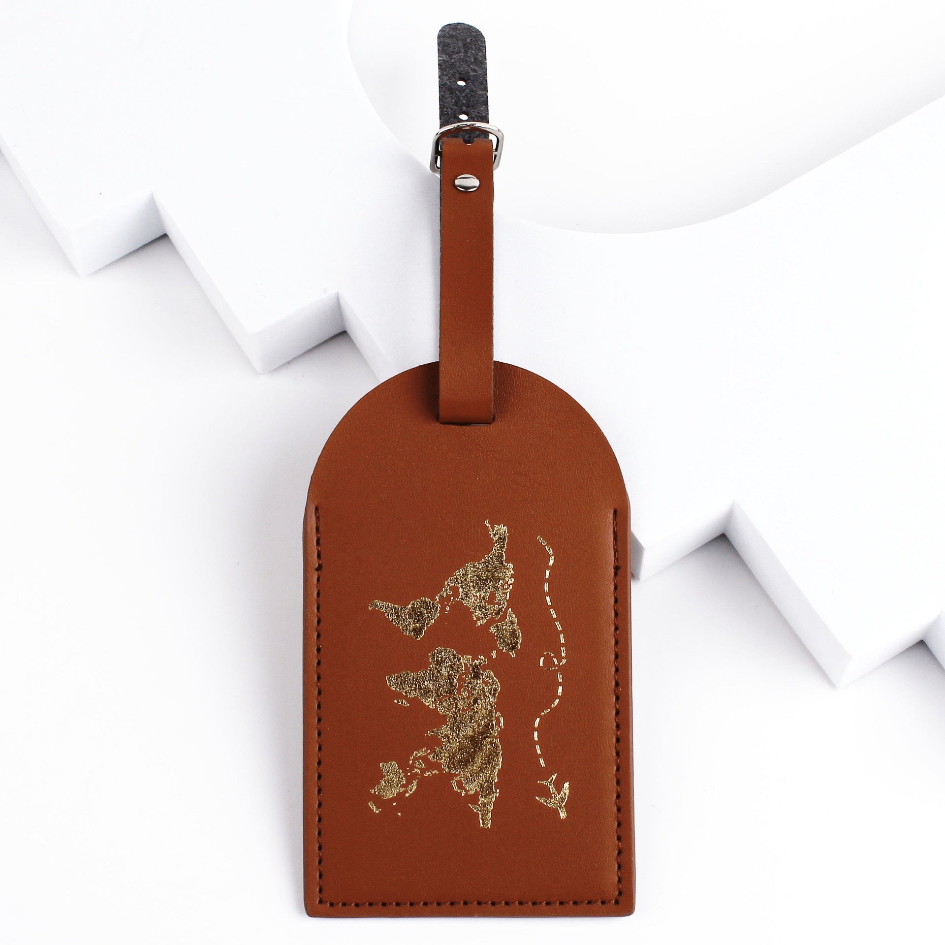 Passport Cover World Map Design & Luggage tagsr - beunik