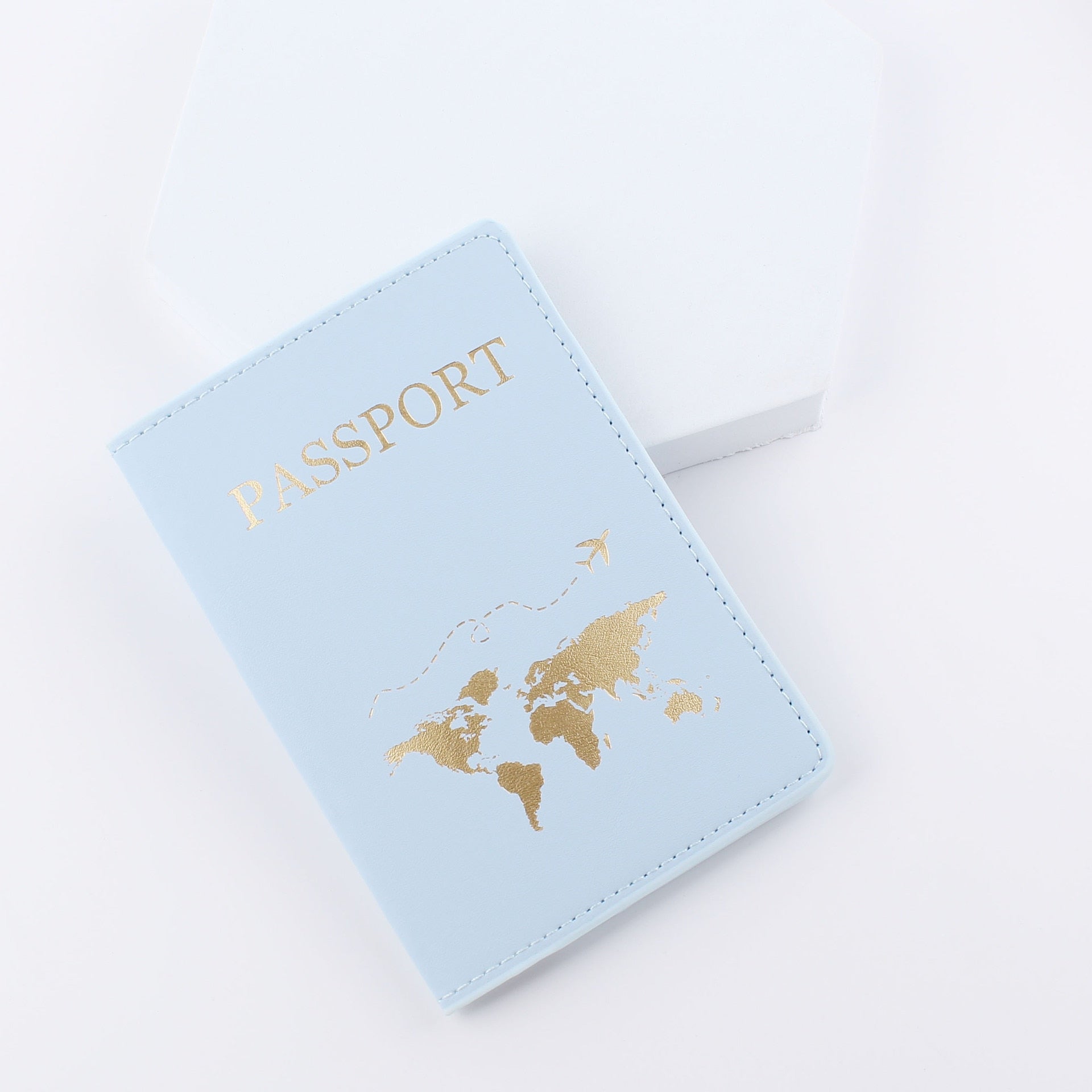 Passport Cover World Map Design & Luggage tagsr - beunik