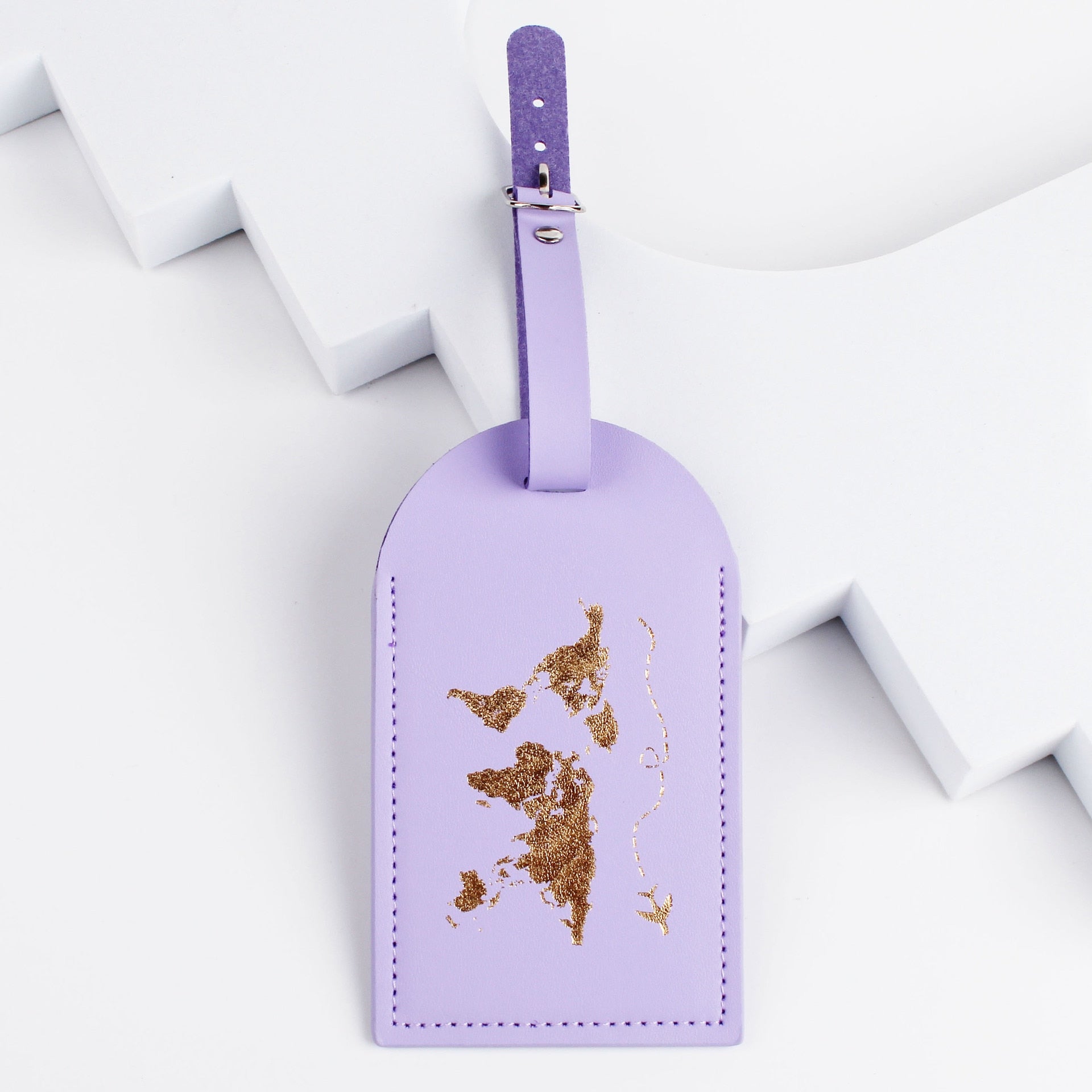 Passport Cover World Map Design & Luggage tagsr - beunik