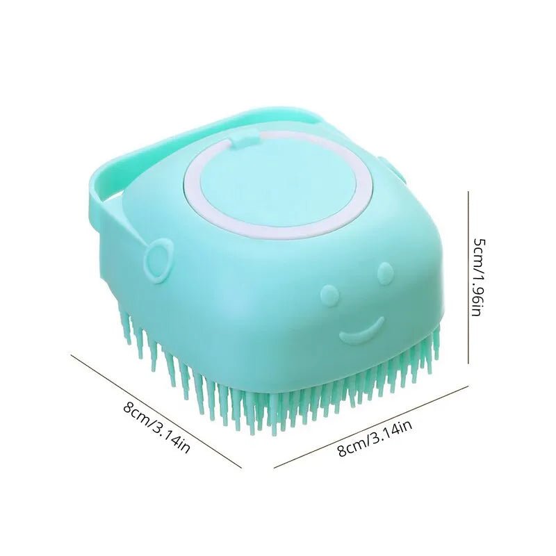 Pet Bathing Brush Soft Silicone Massager - beunik