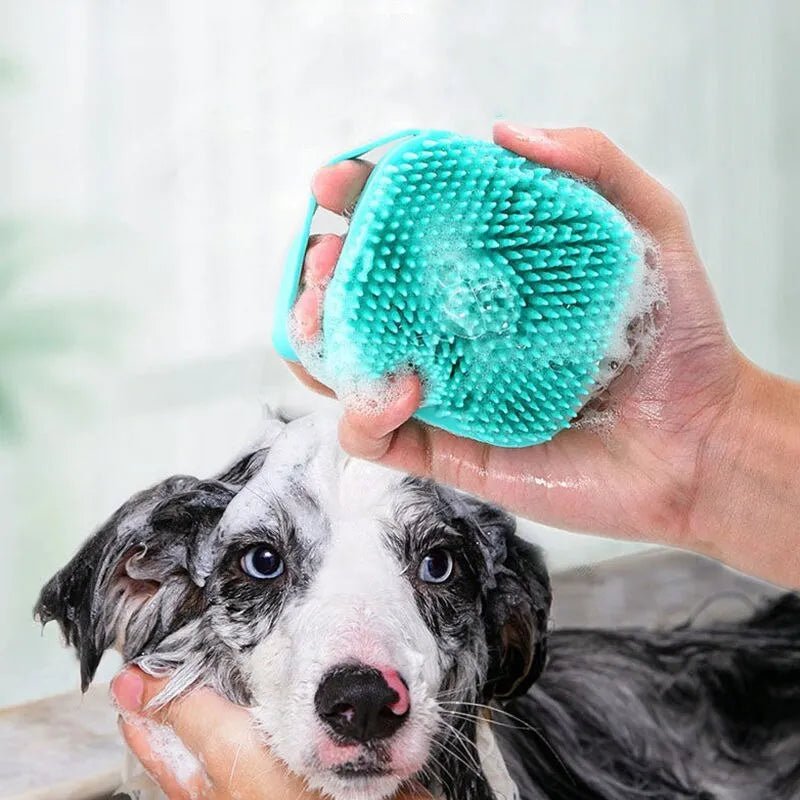 Pet Bathing Brush Soft Silicone Massager - beunik