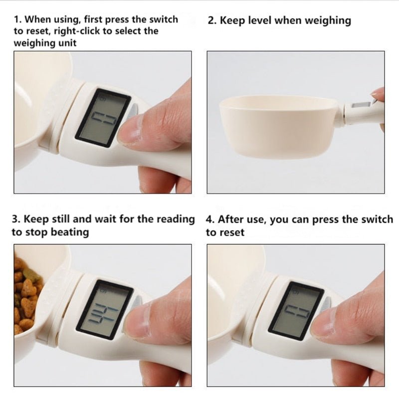 Pet Food Scale LCD Electronic Measuring Spoon - beunik