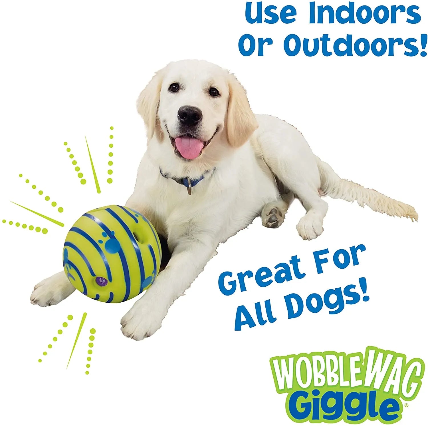 Pet Wobble Wag Giggle Glow Ball - beunik