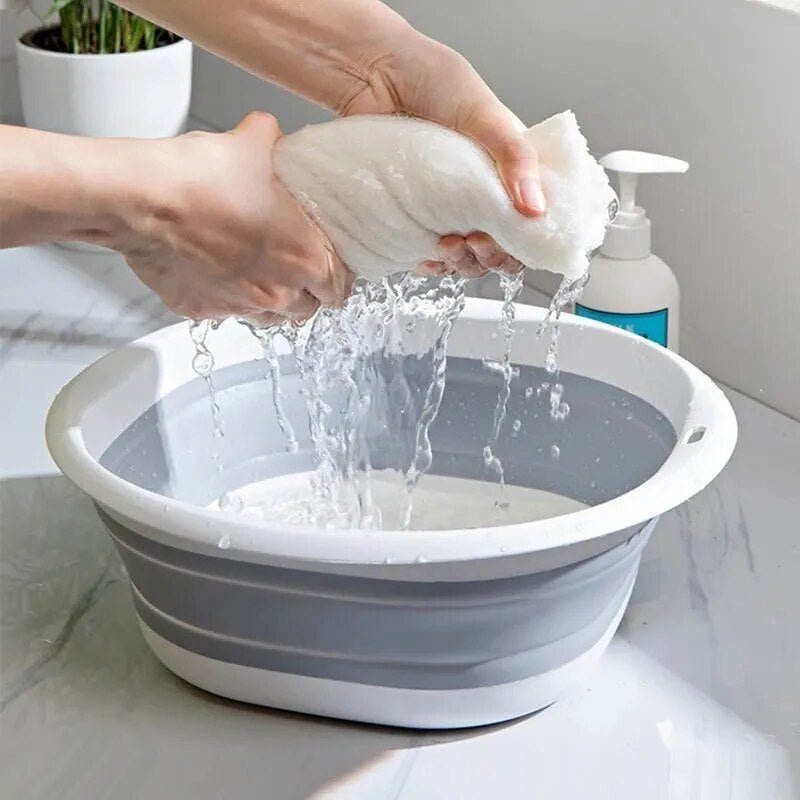 Plastic Folding Basins Portable Wash Basins - beunik