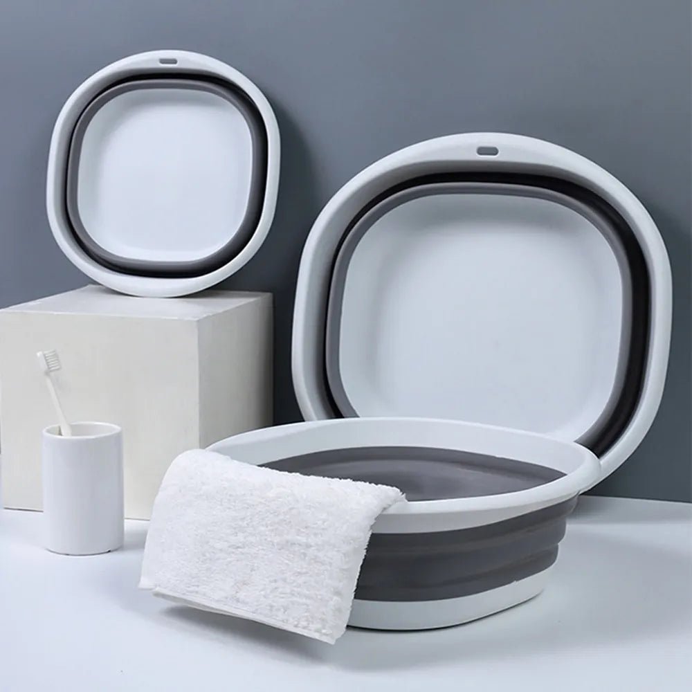 Plastic Folding Basins Portable Wash Basins - beunik