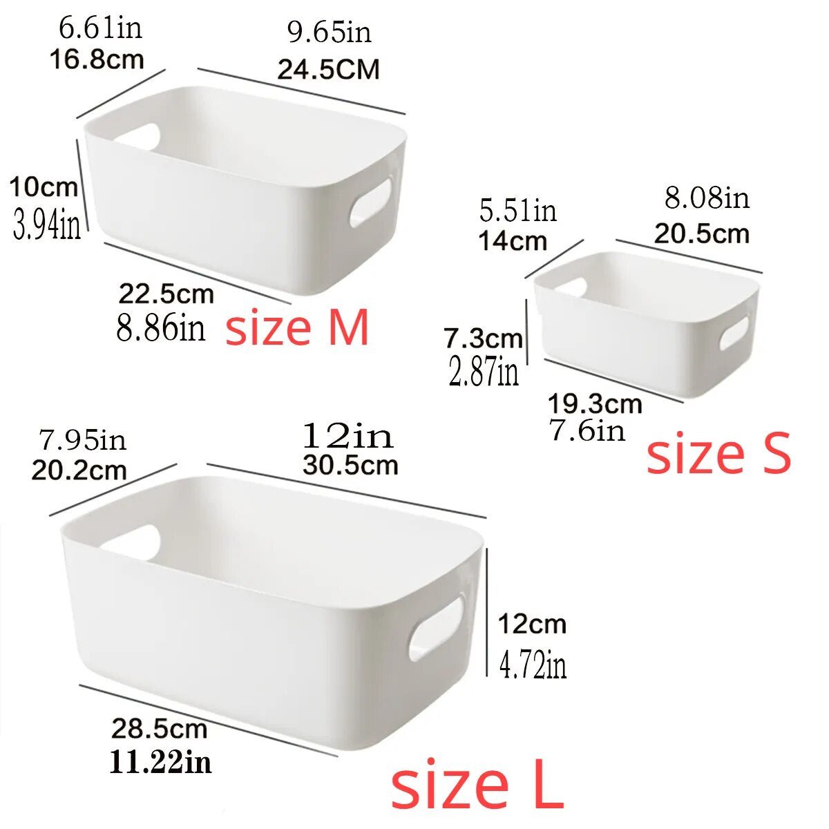 Plastic Storage Basket - beunik