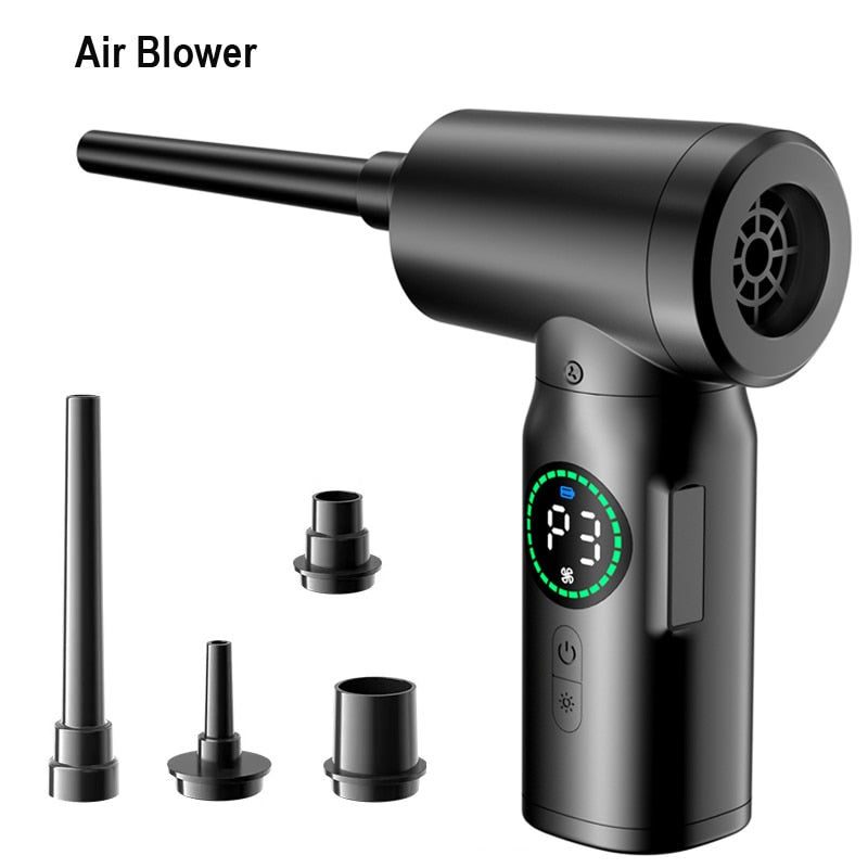 Portable Compressed Air Duster 2 in 1 Air Blower & Vacuum Cleaner (7500mAh) - beunik