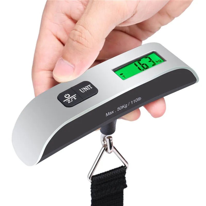 Portable Scale Digital LCD Display 110lb/50kg Electronic Luggage - beunik