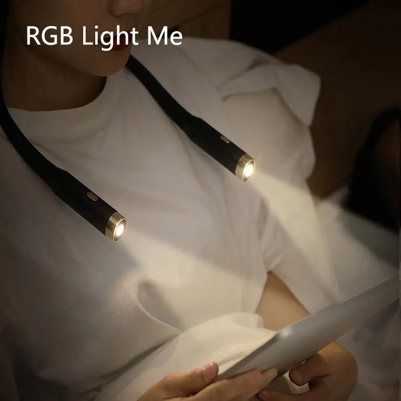 Reading in Bed Bendable Book Lights Neck Lamp - beunik