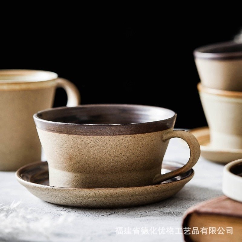 Retro Pottery Coffee Cup - beunik