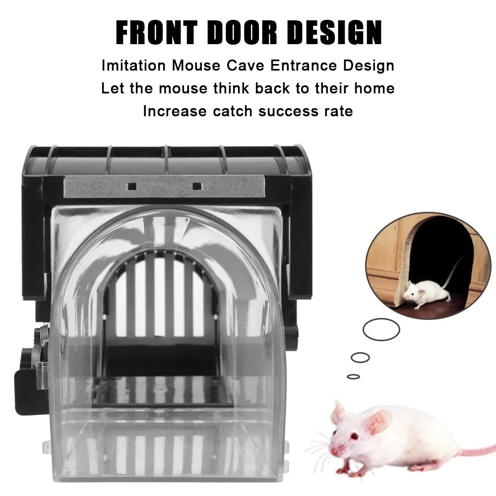 Safe Firm Humane Reusable Plastic Rodents Trap - beunik