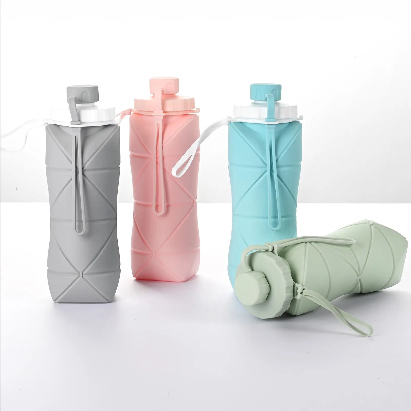 Silicone Foldable Water Bottle 600ML - beunik