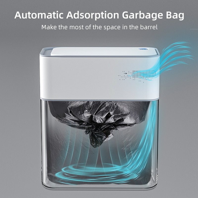 Smart Bathroom Trash Can 14L - beunik