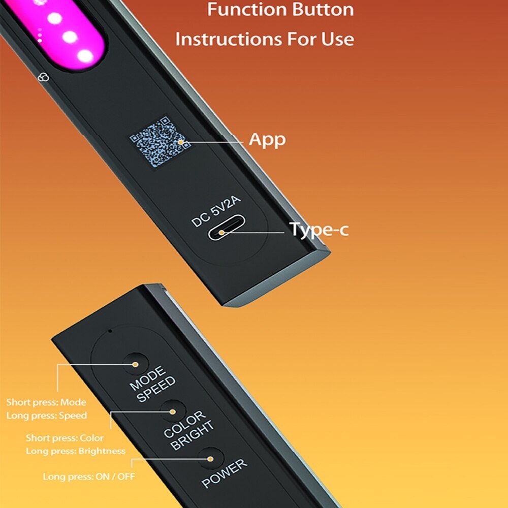 Smart RGB Bar Ambient Desk Lights - beunik