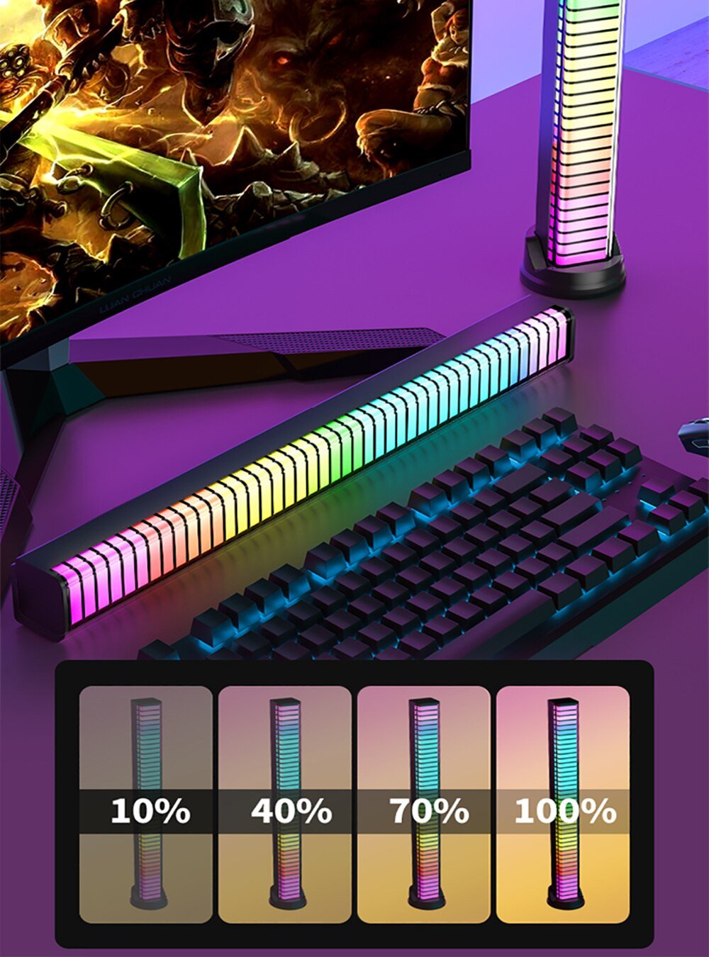 Smart RGB Bar Ambient Desk Lights - beunik