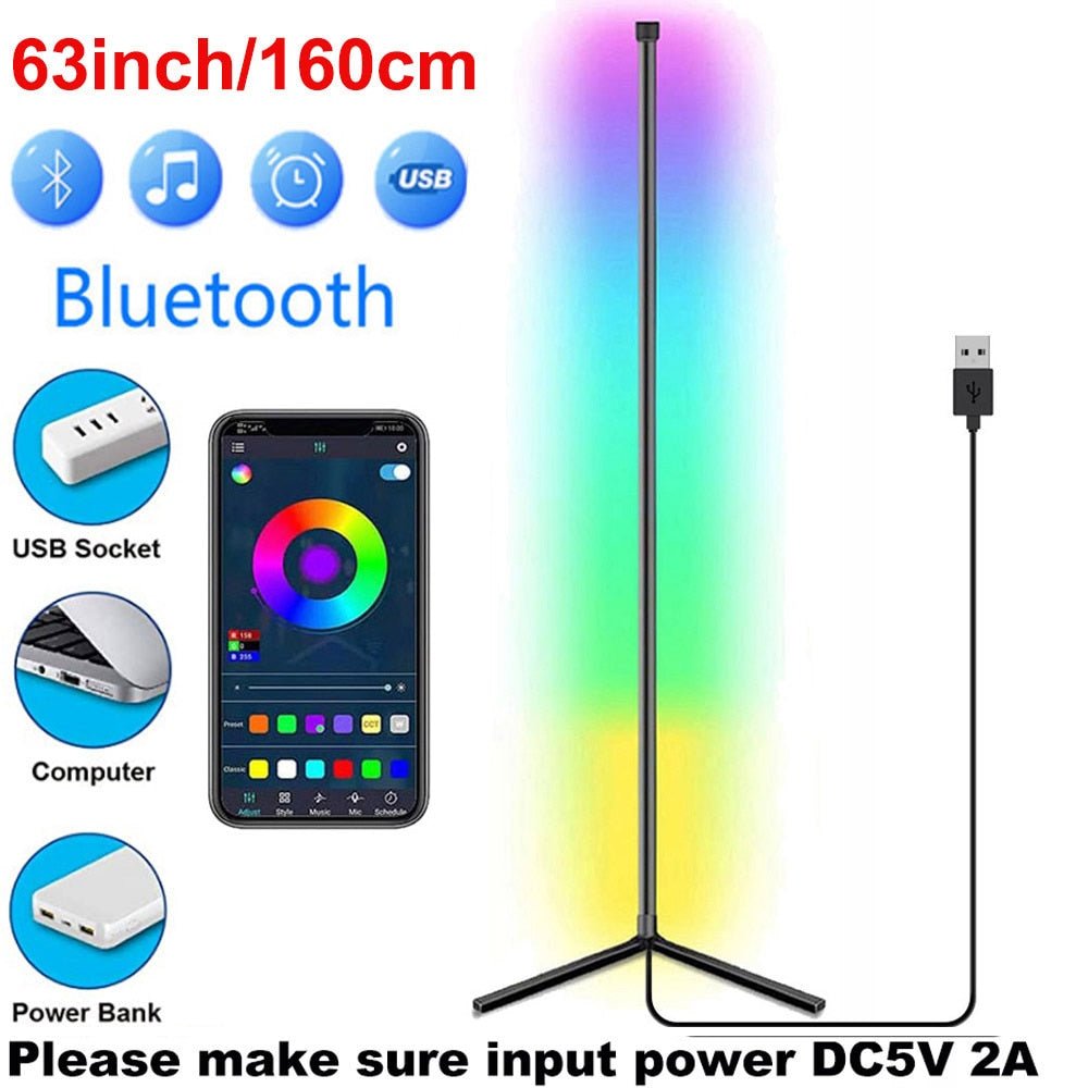 Smart RGB Corner LED Light (15.7 / 63 inch) - beunik