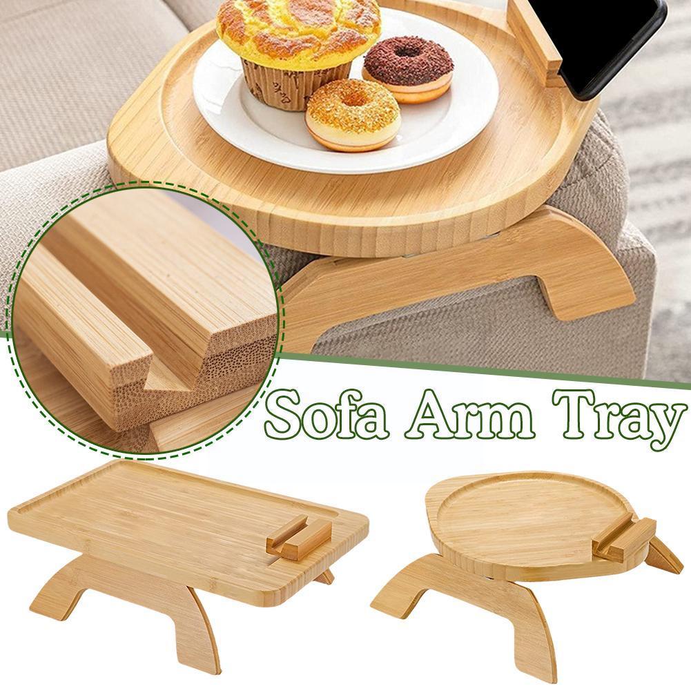 Sofa Arm Tray With Phone Holder - beunik