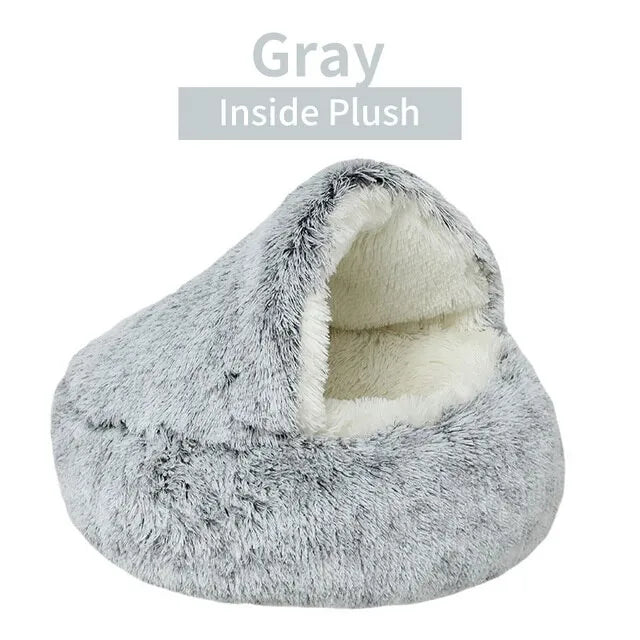 Soft Plush Round Pet Bed - beunik