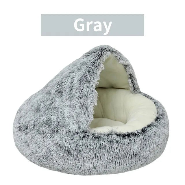 Soft Plush Round Pet Bed - beunik