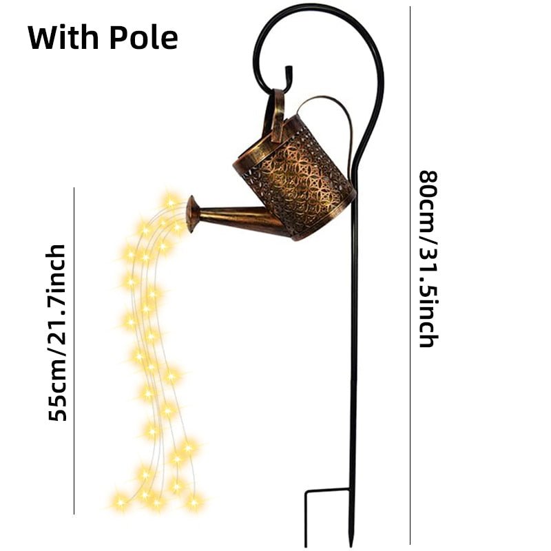 Solar led String Light Enchanted Watering Can - beunik