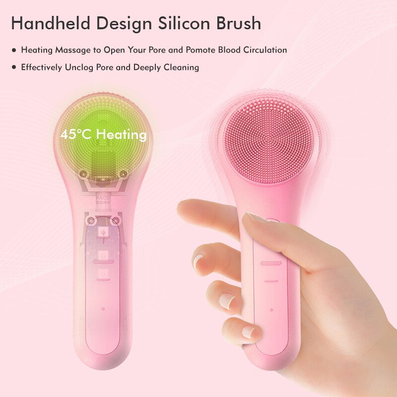 Sonic Facial Deep Cleansing Brush Waterproof - beunik