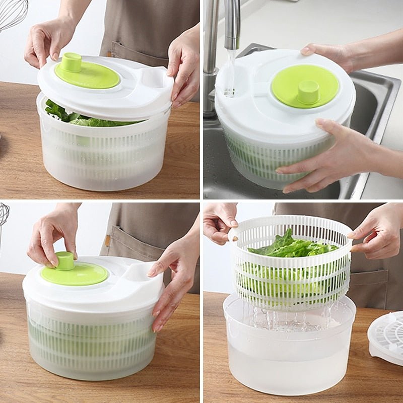 Spin & Savor Salad Spinner - beunik