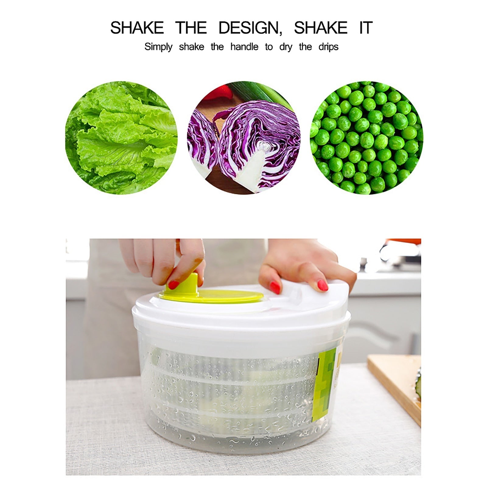 Spin & Savor Salad Spinner - beunik