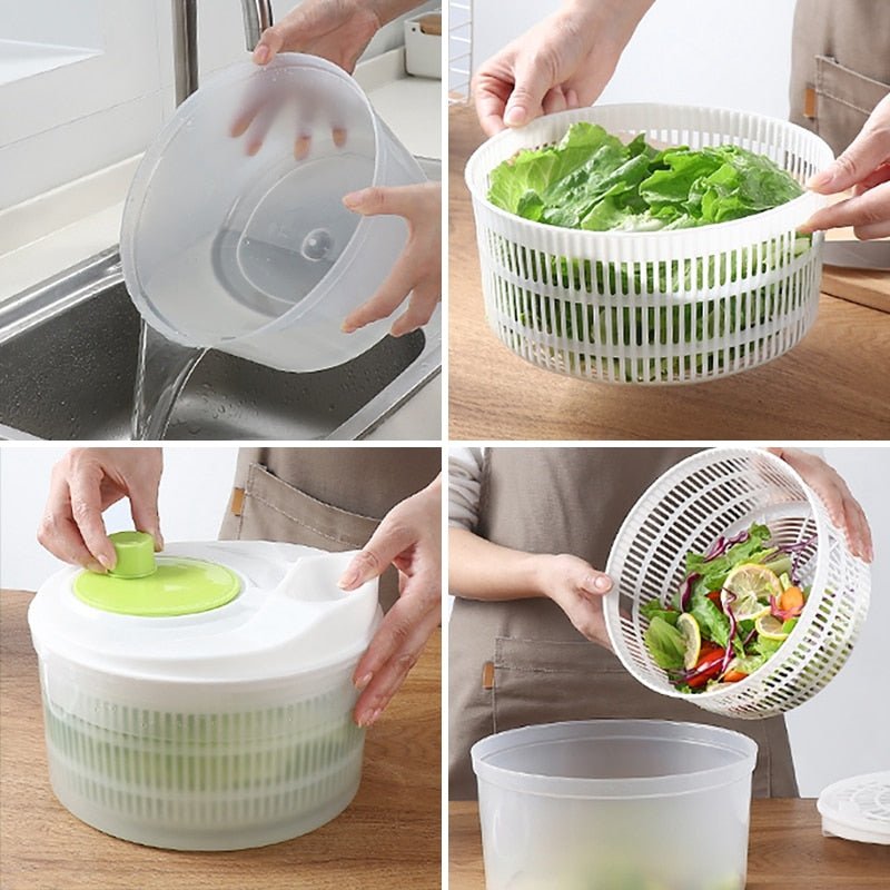 Spin & Savor Salad Spinner - beunik