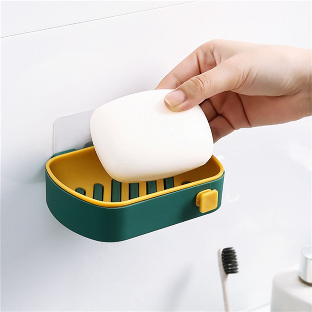 Suction Cup Soap Dish Box - beunik