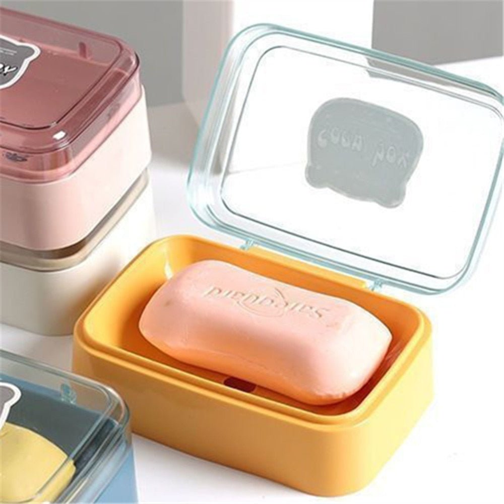 Suction Cup Soap Dish Box - beunik