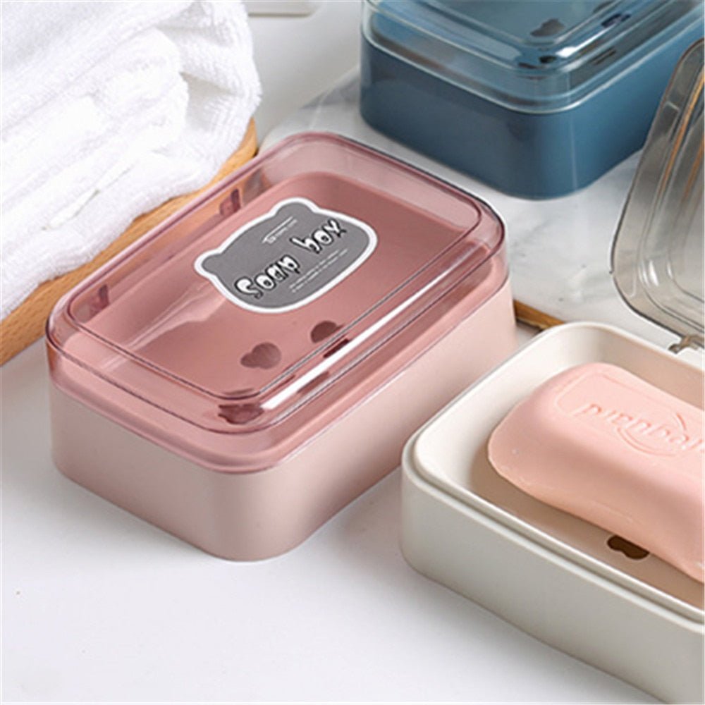 Suction Cup Soap Dish Box - beunik