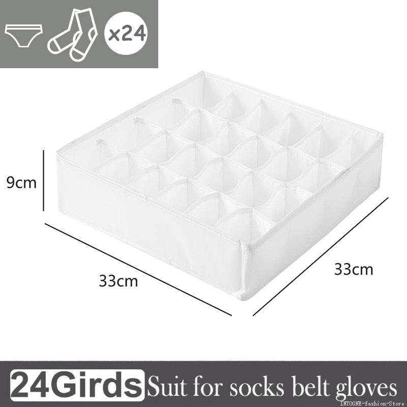 Underwear Bra Socks Storage Box Cabinet Drawer Organizer - beunik