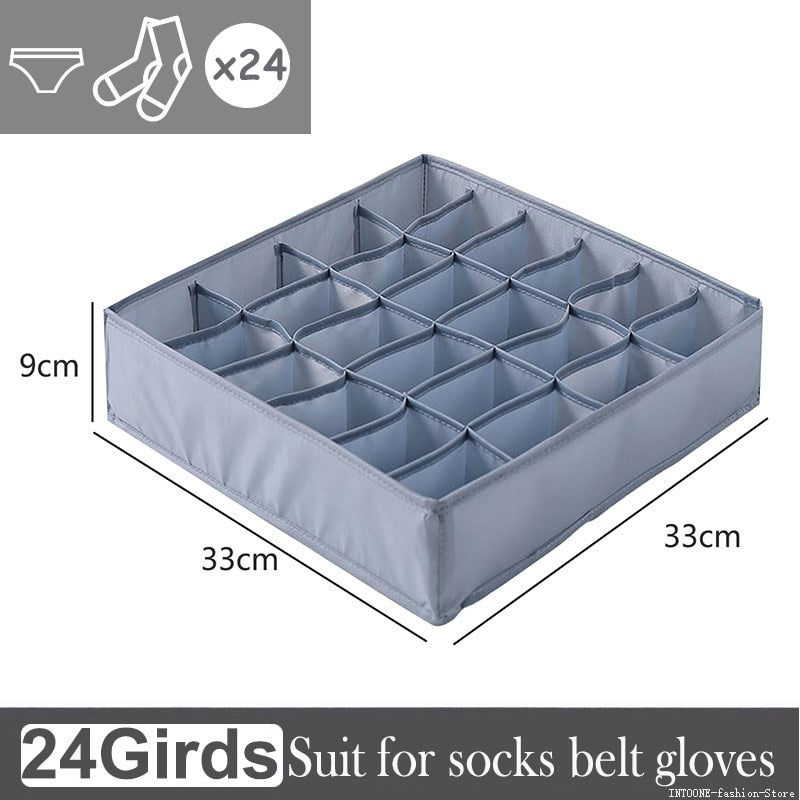 Underwear Bra Socks Storage Box Cabinet Drawer Organizer - beunik