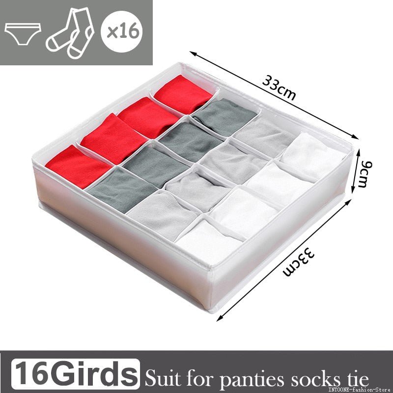 Underwear Bra Socks Storage Box Cabinet Drawer Organizer - beunik