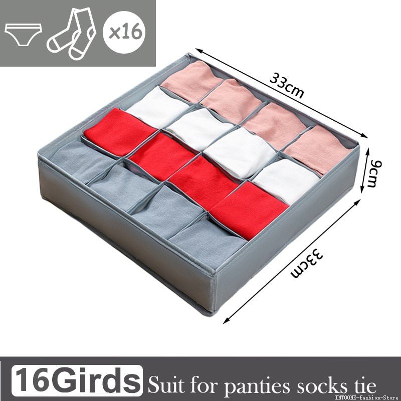 Underwear Bra Socks Storage Box Cabinet Drawer Organizer - beunik