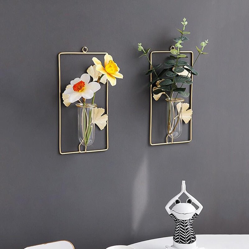 Wall-mounted Vase Home Decor Hanging Flower Vase - beunik