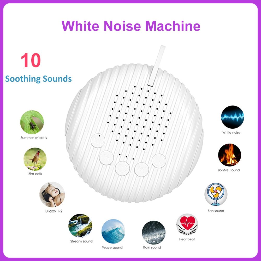 White Noise Sound Machine Portable - beunik