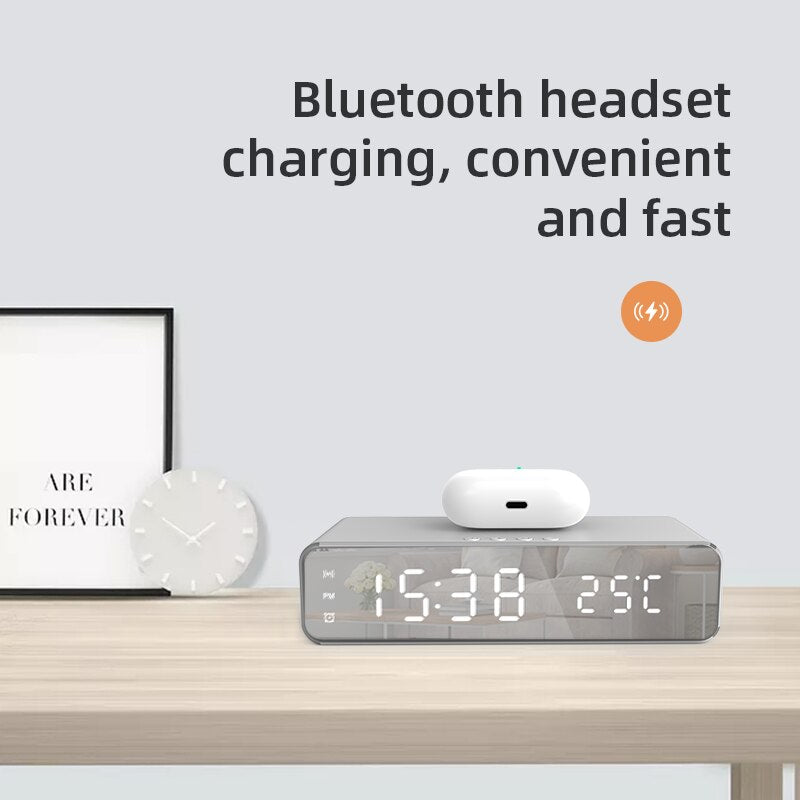 Wireless Charger Time Alarm Clock - beunik