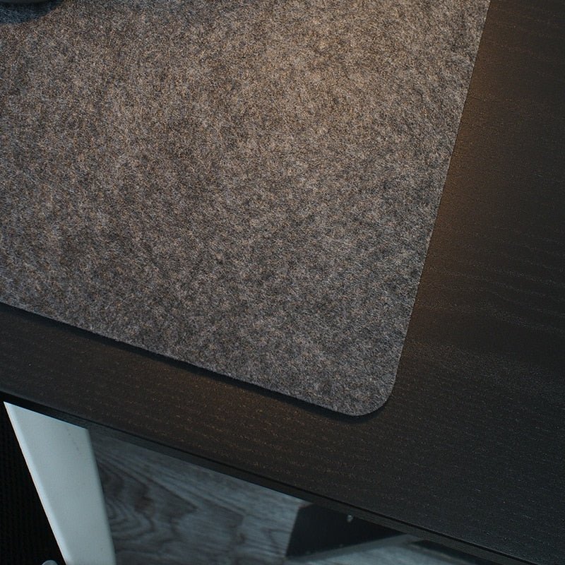 Wool Office Computer Desk Mat - beunik