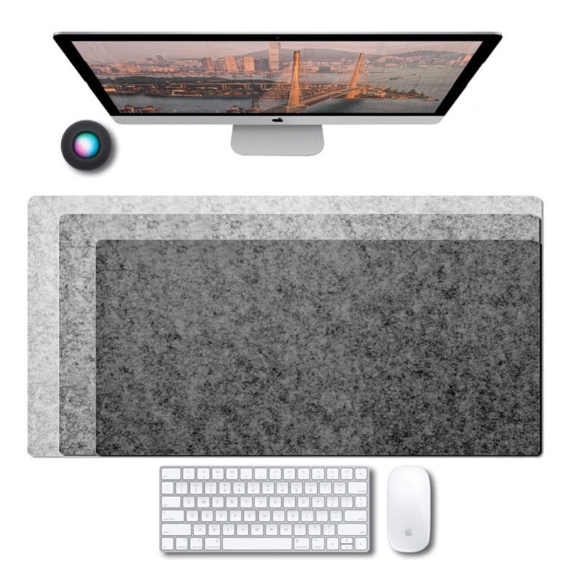 Wool Office Computer Desk Mat - beunik