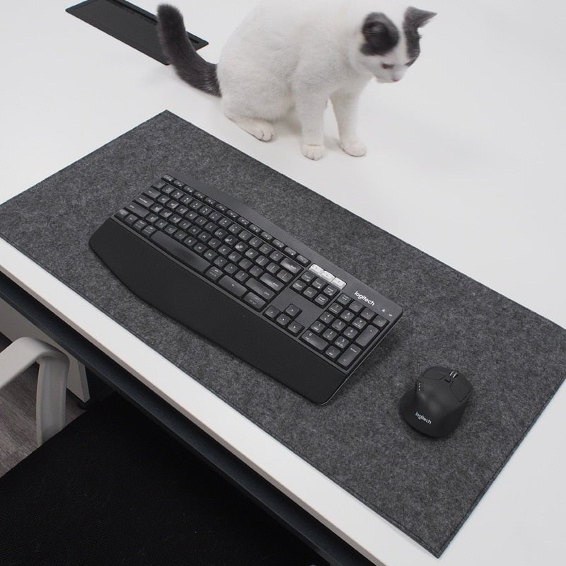 Wool Office Computer Desk Mat - beunik